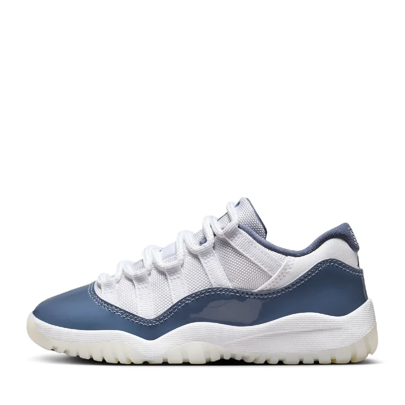 Jordan 11 Retro Low  'Diffused Blue' (PS) - White/Midnight Navy