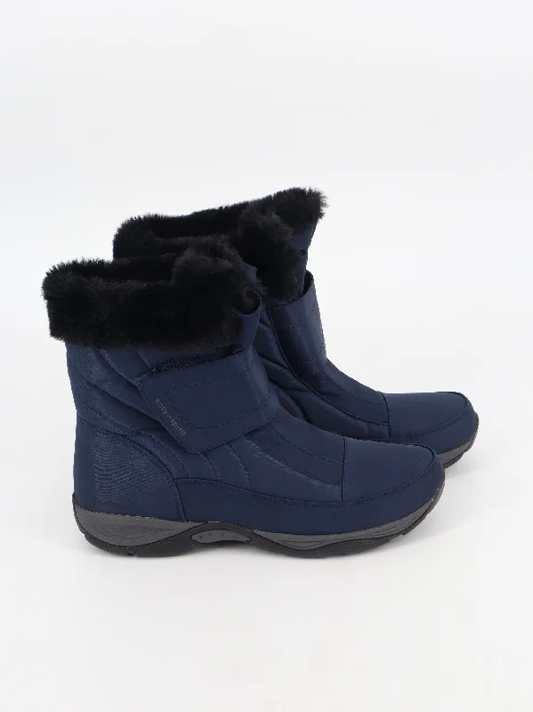 Women's Plain Snow Boots,Navy