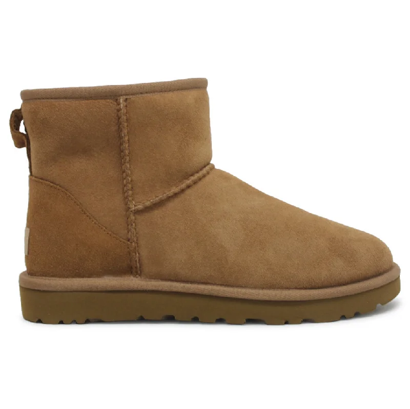 Classic Mini II Suede Sheepskin Women's Winter Boots