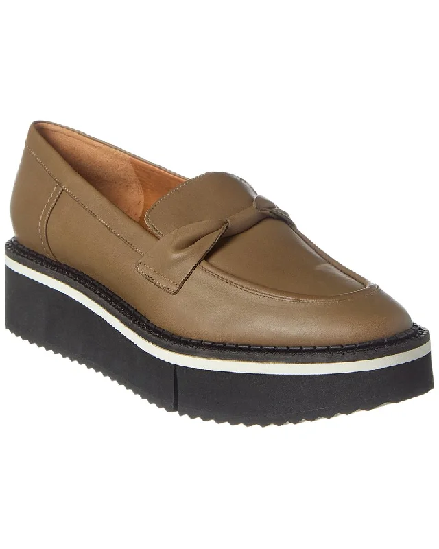 Clergerie Booster Leather Platform Loafer