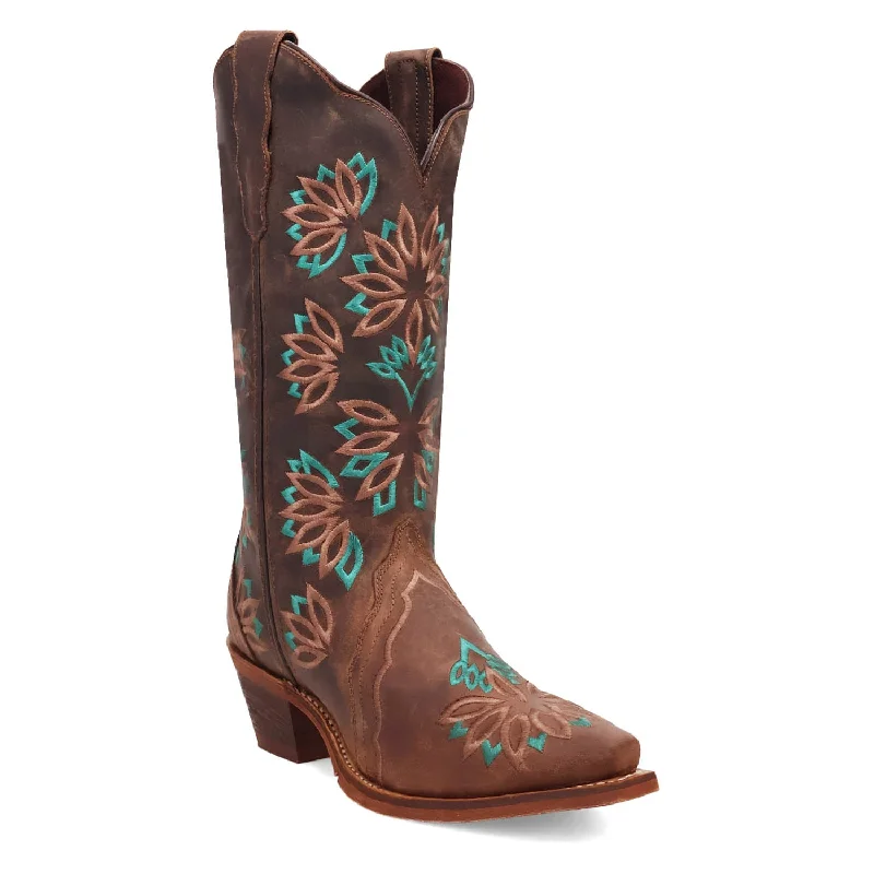 Laredo Womens Filly Tobacco Leather Cowboy Boots