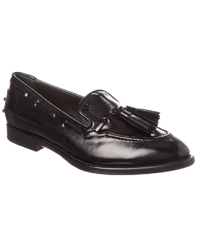 TOD’s Fondo Sport Leather Loafer