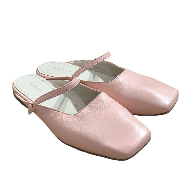 Mansur Gavriel/Flat Shoes/EU 36/Leather/PNK/