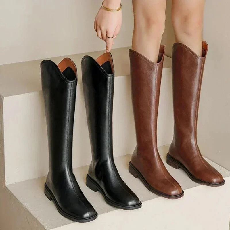 Jonas Knee High Premium Leather Boots