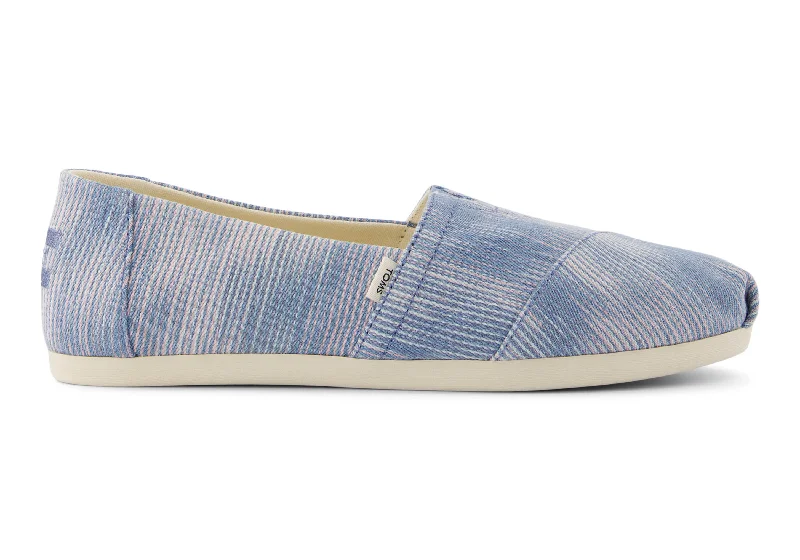 Women's Alpargata Classic - Pastel Blue Novelty Denim