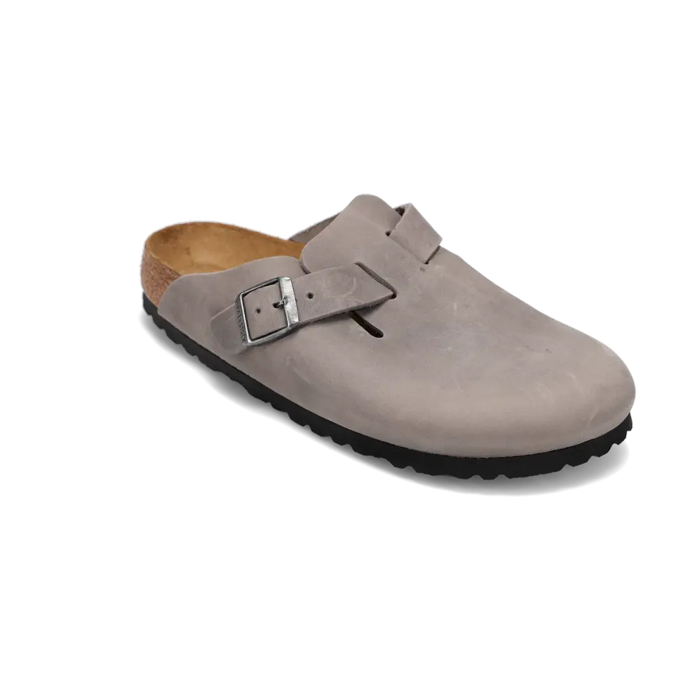 Women's Boston Soft Footbed (NARROW) Iron Oiled Leather