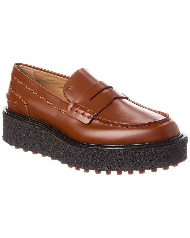 TOD’s Leather Platform Loafer