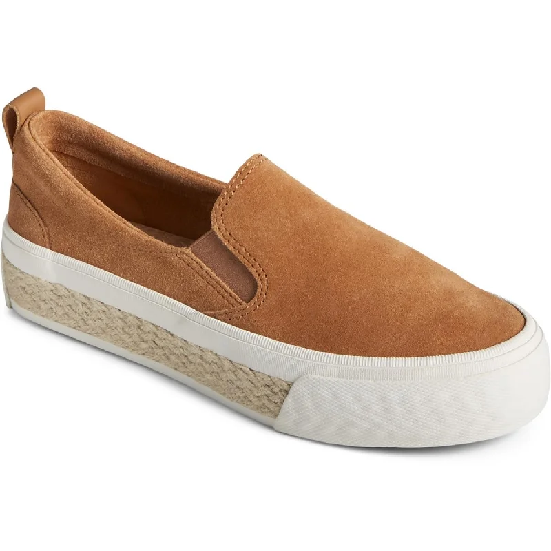 Crest TG Resort  Womens Suede Memory Foam Slip-On Sneakers