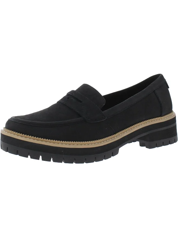 CARA Womens Lug Sole Casual Loafers