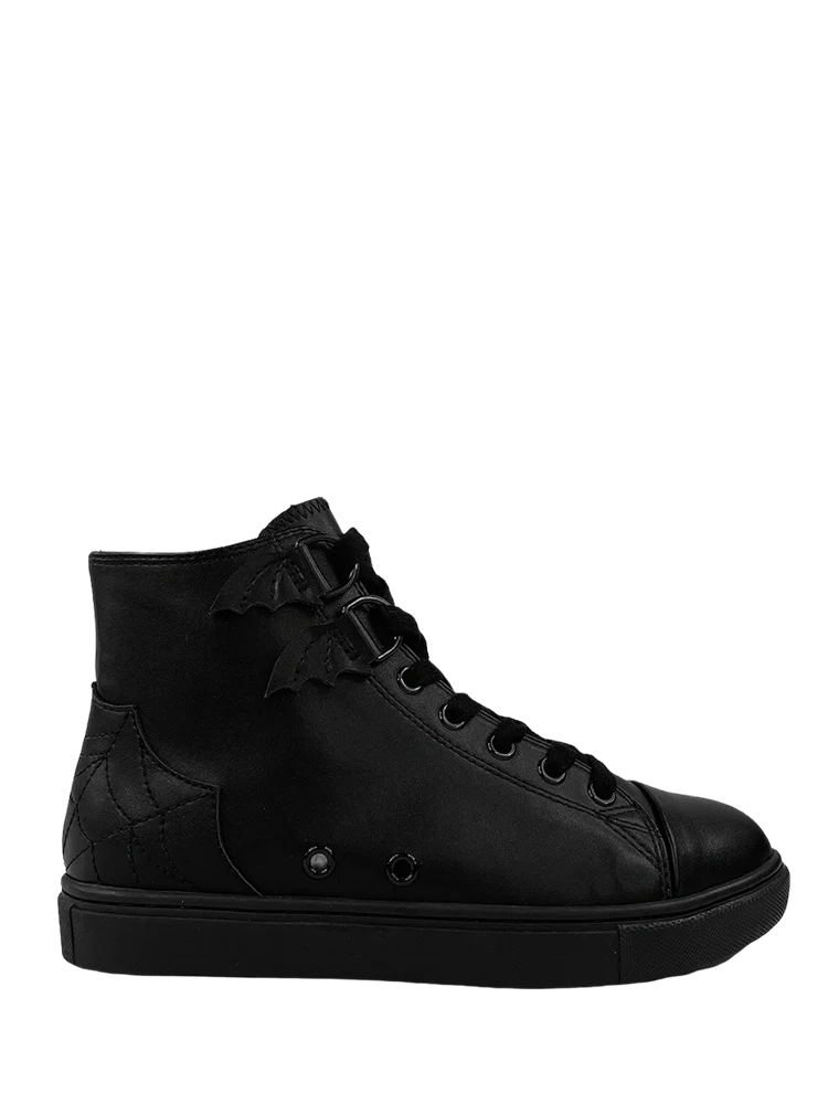 Matte Black Chelsea High Tops