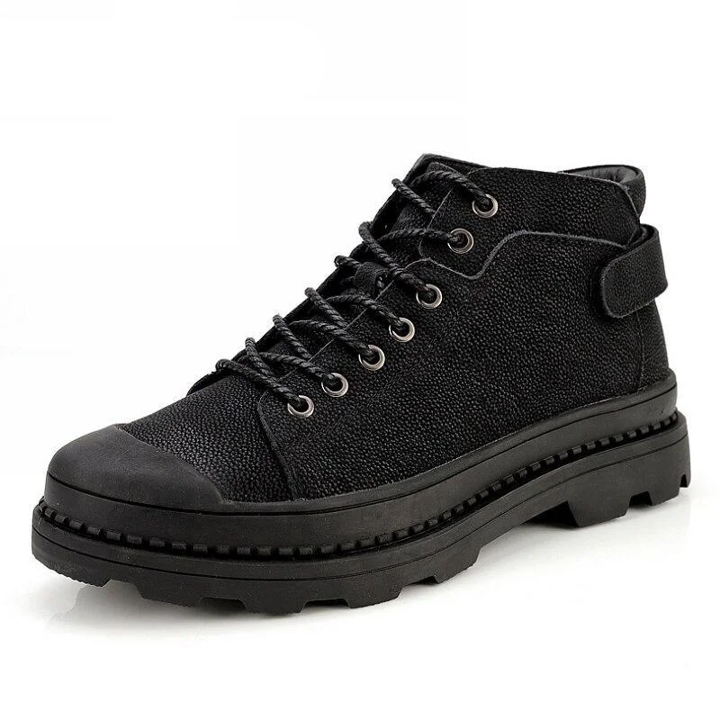 West Louis™ Solid Low Ankle Leather Boots