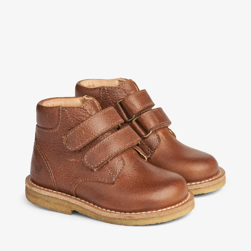 Raden Velcro | Baby - cognac