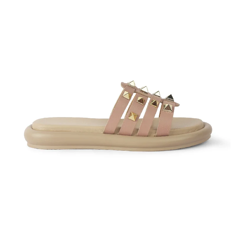 Tresmode Rovoro Pink Women's Casual Platform Flats