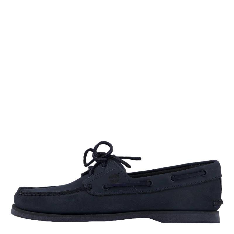 Classic Boat Boat Shoe Dark Blue Nubuck