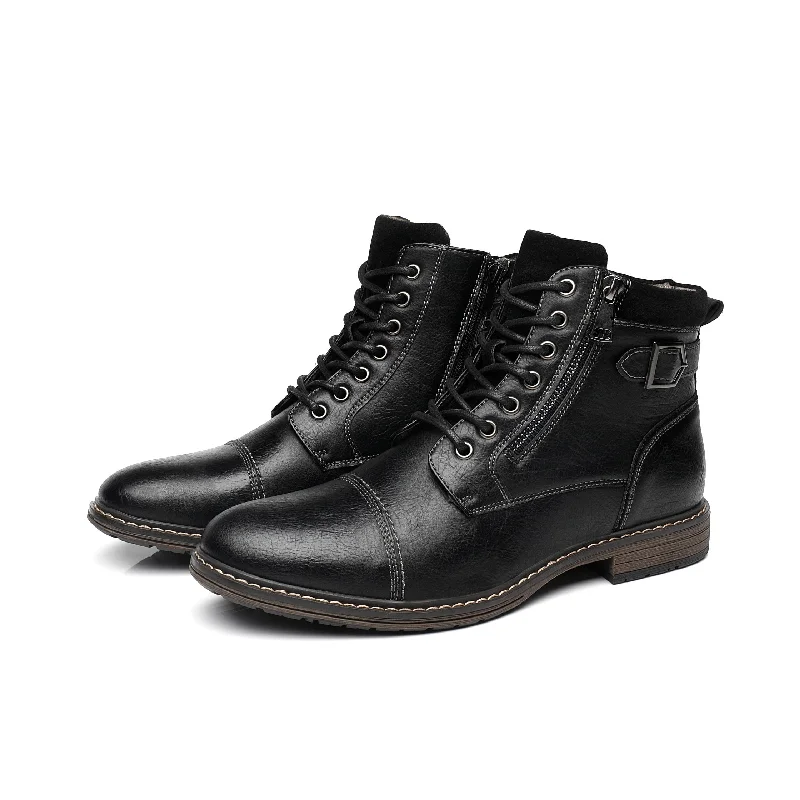 West Louis™ Vintage Business Dress Leather Boots