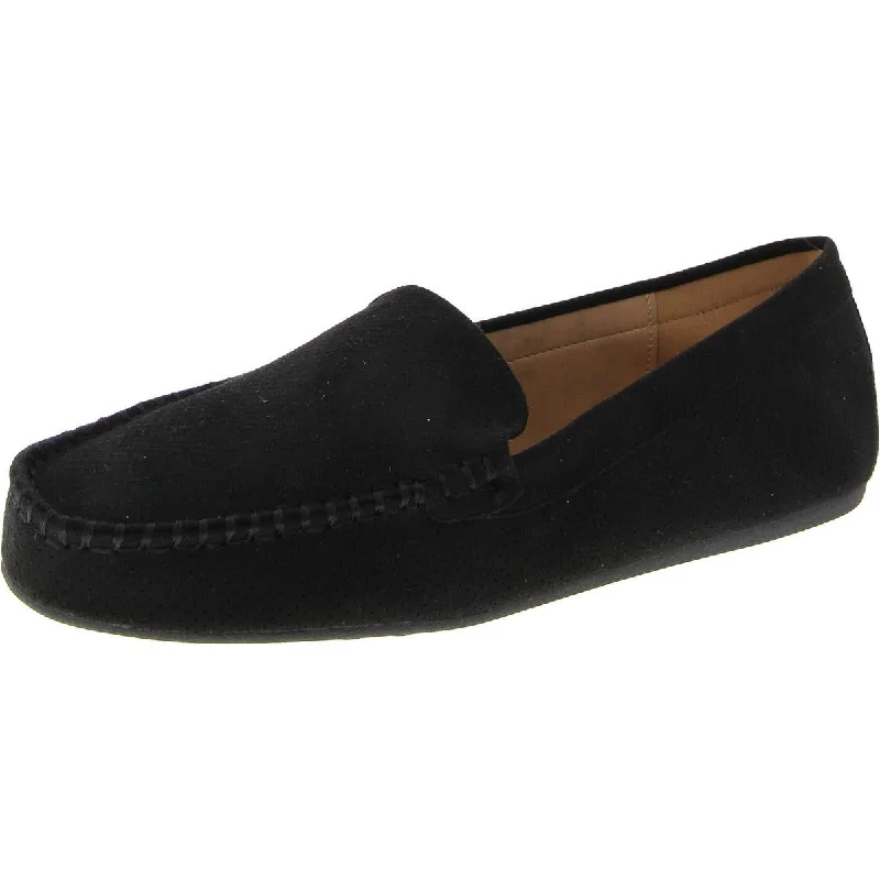 Womens Slip On Round Toe Loafers