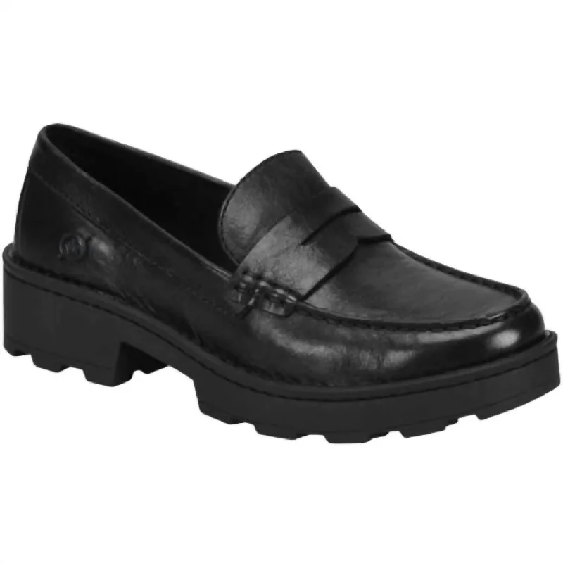 Women's Carrera Platform Loafer Shoes In Black