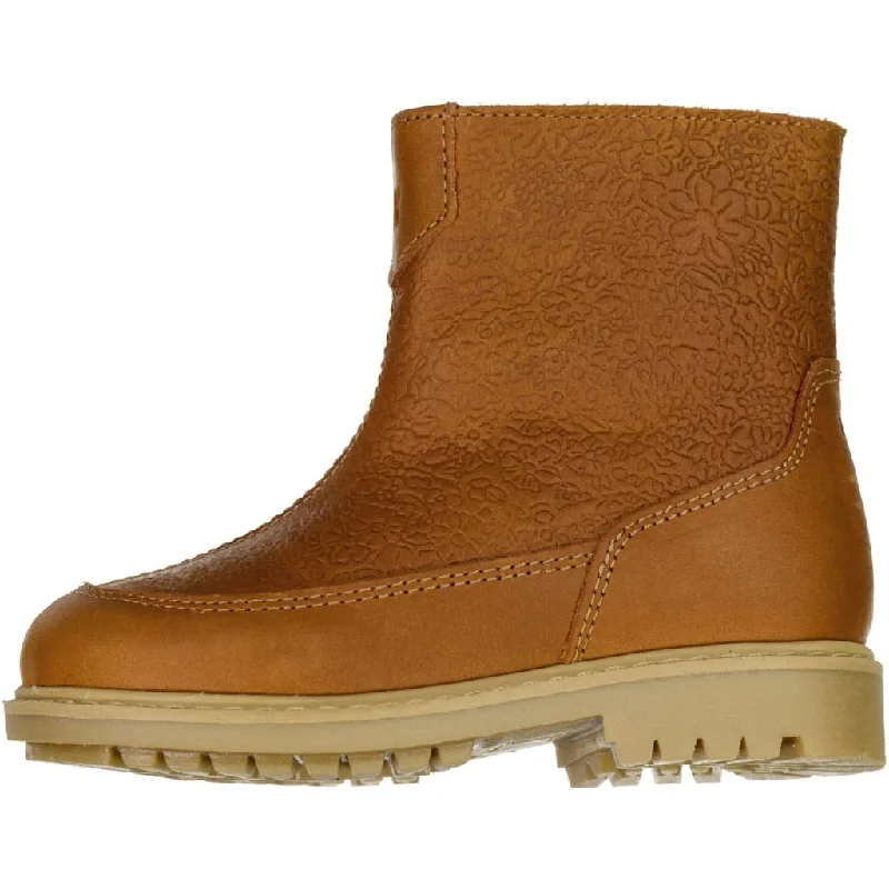 Vanja Tex Zip Boot - cognac