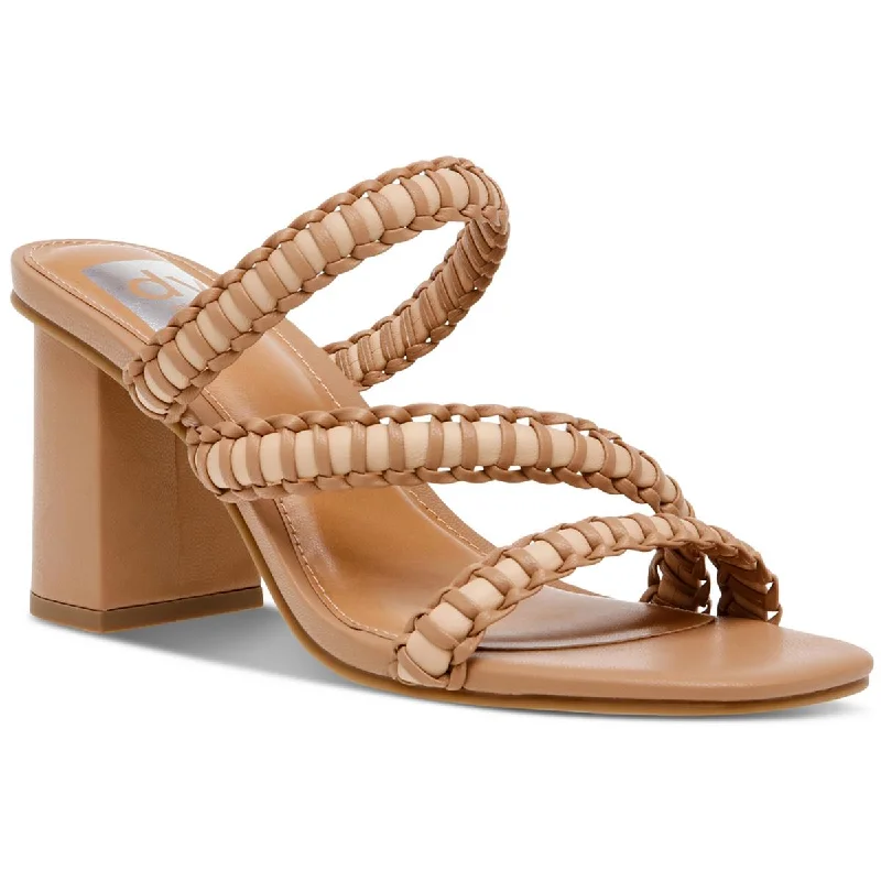 Dolce Vita Womens Faux Leather Mule Sandals