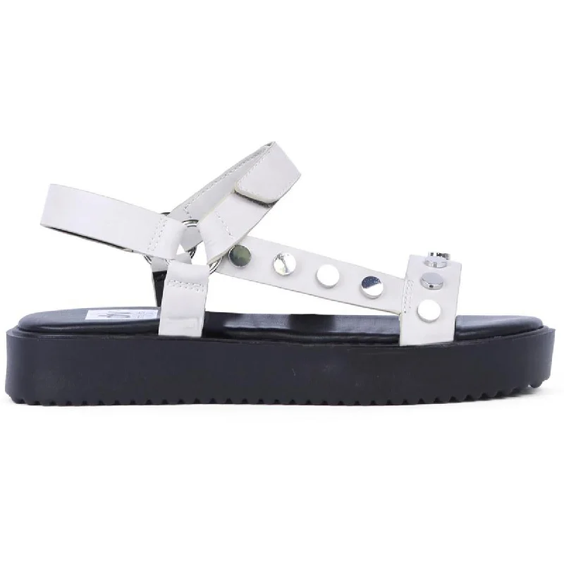 DV By Dolce Vita Womens Elisium Faux Leather Ankle Strap