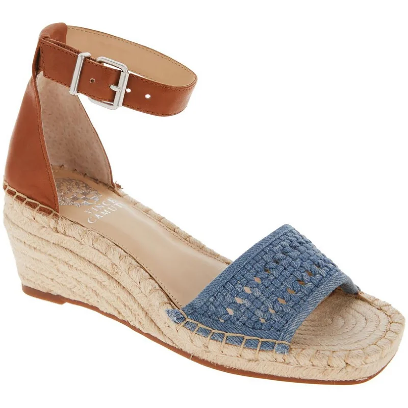 Vince Camuto Womens Leather Espadrilles