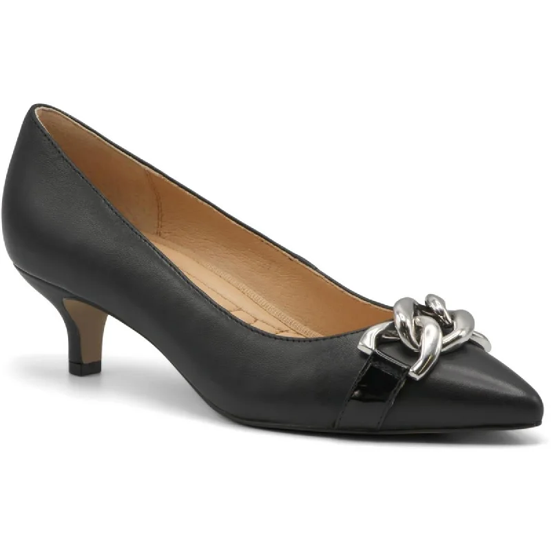 Adrienne Vittadini Womens Saga  Leather Pumps