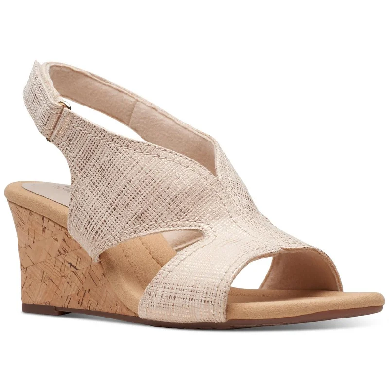 Clarks Womens Kyarra Aster Wedge Wedge Heels