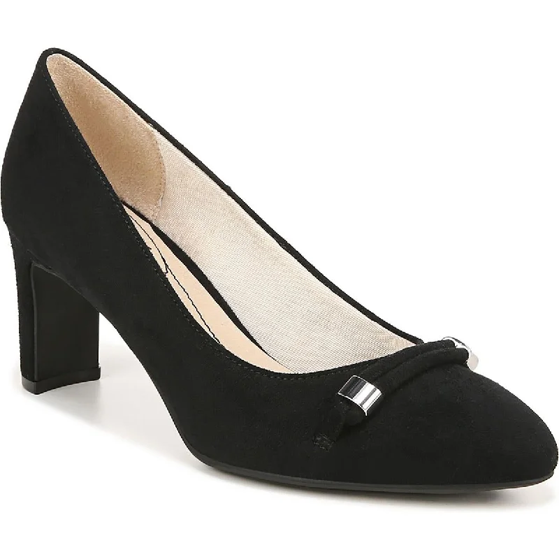 LifeStride Womens Block Heel Round Toe Pumps