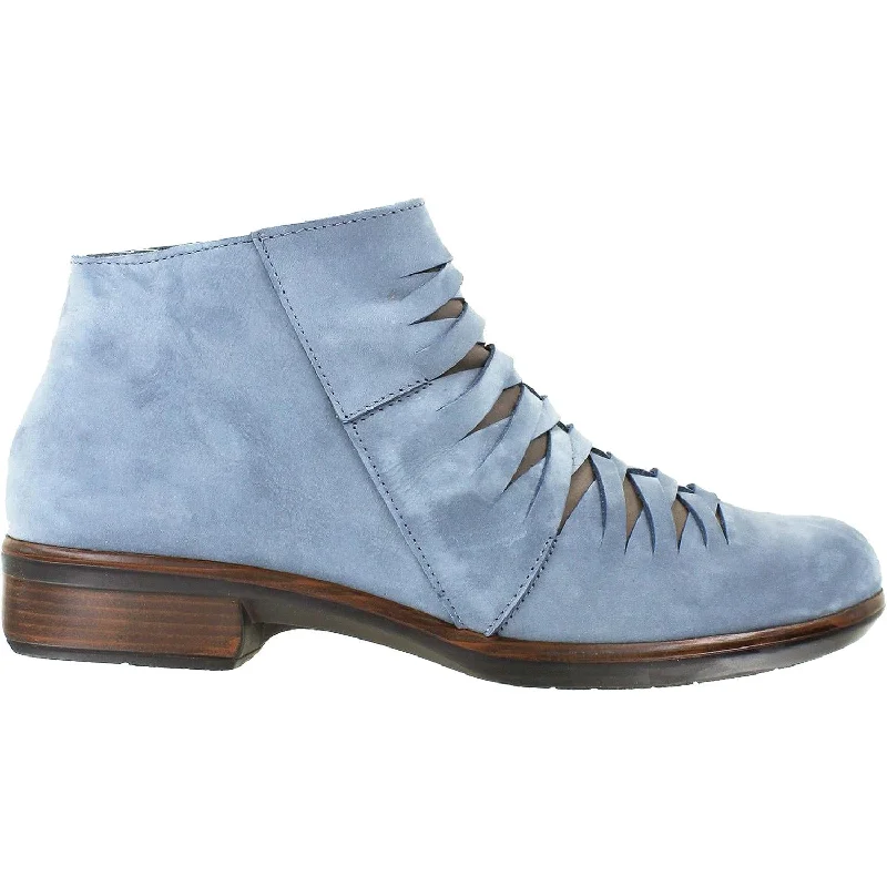 Women's Naot Leveche Feathery Blue/Shiitake Nubuck