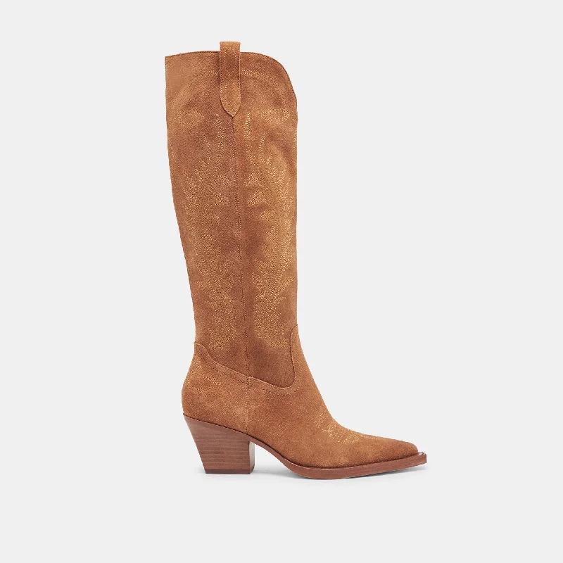 RYATT BOOTS PECAN SUEDE